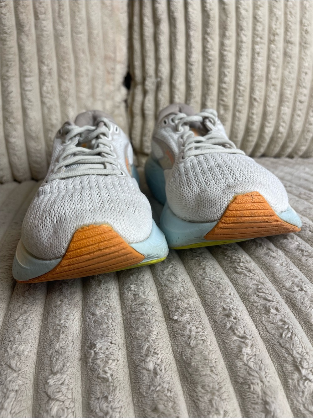 Brooks Glycerin Women’s Size 8.5 Gray Light Blue Plush Running Sneakers - Picture 6 of 10
